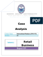 Case Analysis: Retail Business