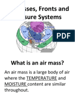 Air Masses Fronts and Pressure System Presentation 2017