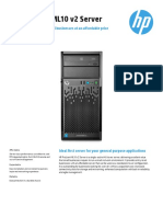 HP Proliant ML10 v2 Datasheet