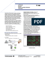 General Specifications: NTPS420 Exarqe Robust Quality Estimator