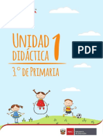 Unidad Didactica 3cero de Primaria