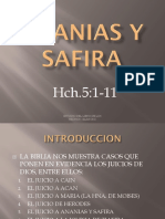 Ananias y Safira