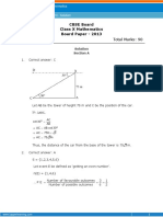 Time: 3 Hour Total Marks: 90: CBSE Board Class X Mathematics Board Paper - 2013