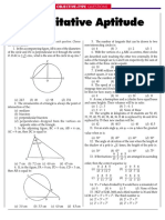 MAT Quantitative Aptitude Solved Question Paper