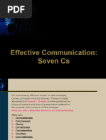 7Cs of Effective Communication