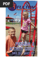 City of Fulton Parks and Recreation Program and Activity Guide