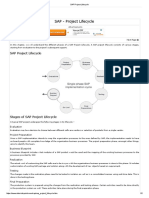 SAP Project Lifecycle