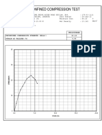 Unconfined Compression Test: Soil Description