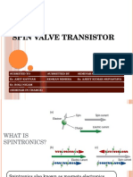 Spin Valve Transistor