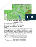 Calculated Bare Soil Index