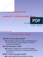 CUDA Execution Model