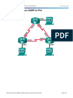 7.4.3.5 Lab - Configuring Basic EIGRP For IPv6