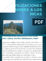 Civilizaciones Anteriores A Los Incas