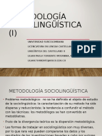 Metodologia Sociolinguistica