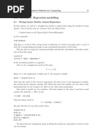 Lab Tutorial 9: Regression Modelling: 9.1 Fitting Linear Models: Linear Regression