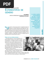 Estereotipos de Género y Sociedad PDF