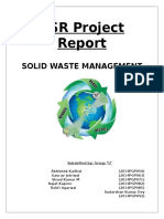 CSR Project Solid Waste Management Group L