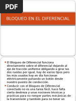 Bloqueo en El Diferencial