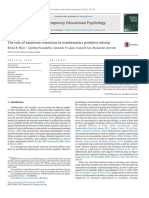 The Role of Epistemic Emotions in Mathematics Problem Solving