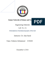 Engineering Materials Lab. No. (1) : Komar University of Science and Technology