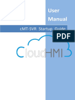 CMT-SVR Startup Guide: User Manual