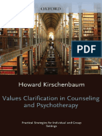 Howard Kirschenbaum Values Clarification in Counseling and Psychotherapy Practical Strategies For Individual and Group Settings Oxford University Press 2013