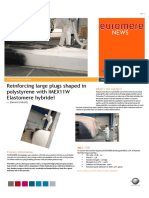 Reinforcing Large Plugs Shaped in Polystyrene With IMEX11W Elastomere Hybride!