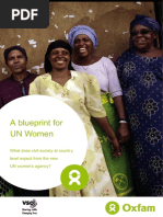 A Blueprint For UN Women: What Does Civil Society at Country Level Expect From The New UN Women's Agency?