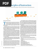 Rosenshine Principle of Instruction