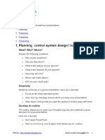 Presenting: 1. Planning Control System Design I Love Scribd