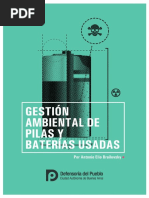 Gestión Ambiental de Pilas y Baterias