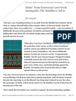 "The Story of Devadatta" From Easwaran's New Book Essence of The Dhammapada: The Buddha's Call To Nirvana: The Timeless Wisdom of Eknath Easwaran