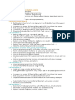 Embedded System Course Syllabus