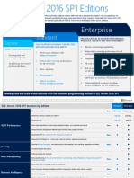 SQL Server 2016 Editions Datasheet PDF