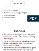 5-Knocking, Octane - Cetane Numbers