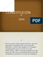 Constitucion Del Peru de 1834