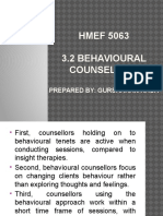 Behavioural Counselling