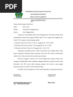 Surat Keterangan Banjir