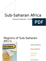 Sub-Saharan Africa Physical Features and Climate