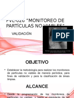 Pvl-026 Monitoreo de Partículas No Viables