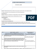 Pe Lesson Format