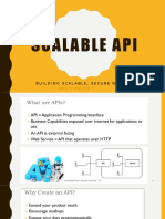 Building Scalable, Secure Web Api