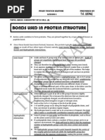 Bonds Used in Protein Structure: T.K. Leong