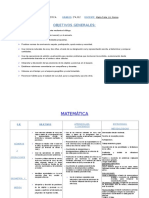 Planificacion - Unidad Diagnostica Matematica - 2do Grado - 2017