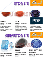 Gemstone Price List