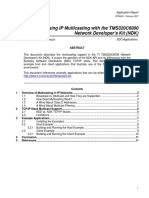 Using IP Multicasting With The TMS320C6000 Network Developer's Kit (NDK)