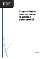 Creatividad e Innovacion en La Gestion Empresarial