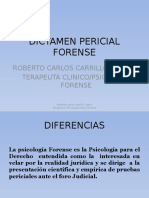 Dictamen Pericial Forense