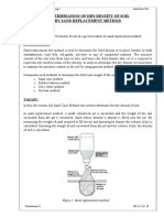 Lab Report-Sand Replacement Method