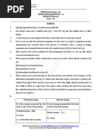 CBSE Sample Paper - 01 Summative Assessment - Ii SCIENCE (Theory) Class - IX Solution